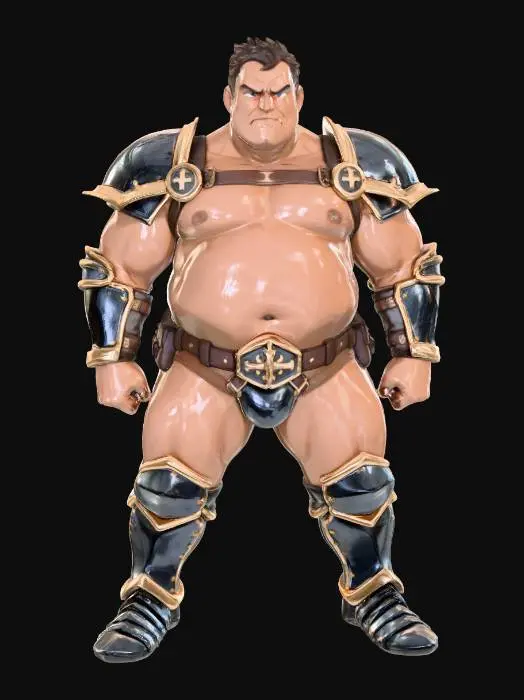 3D model for Armored Warrior