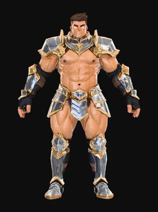 3D model for Armored Warrior, #Christmas2025#
