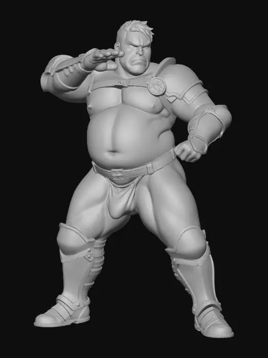 3D model for Armored Warrior