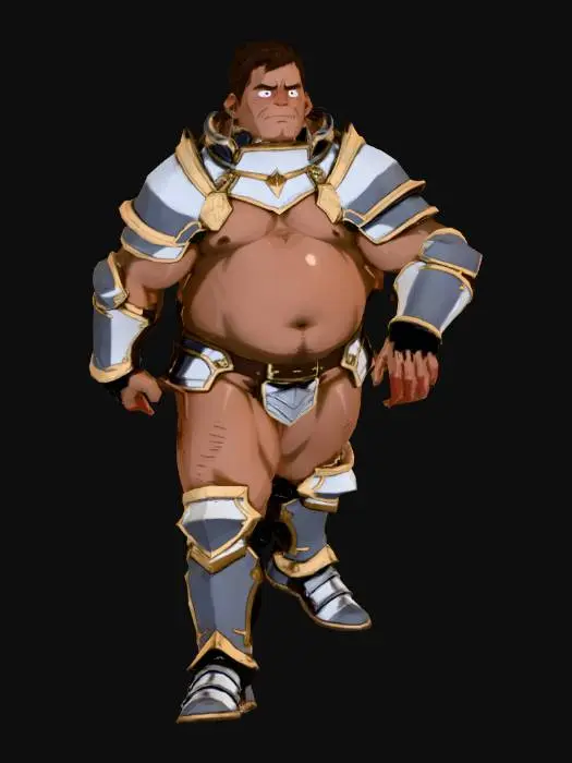 3D model for Armored Warrior, #Christmas2025#