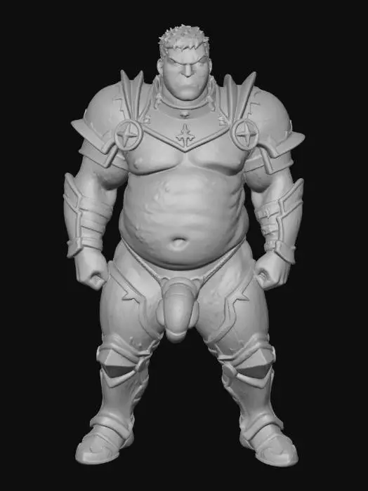 3D model for Armored Gladiator
