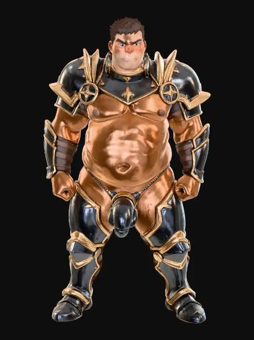 3D model for Armored Gladiator