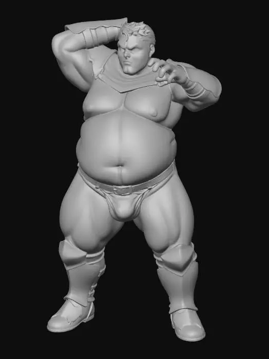 3D model for Warrior Stance