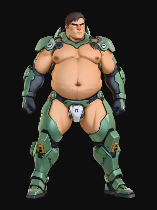 3D model for Mecha Warrior Formidable