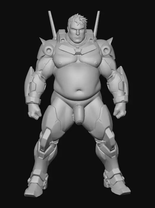 3D model for Mech Warrior Guardian