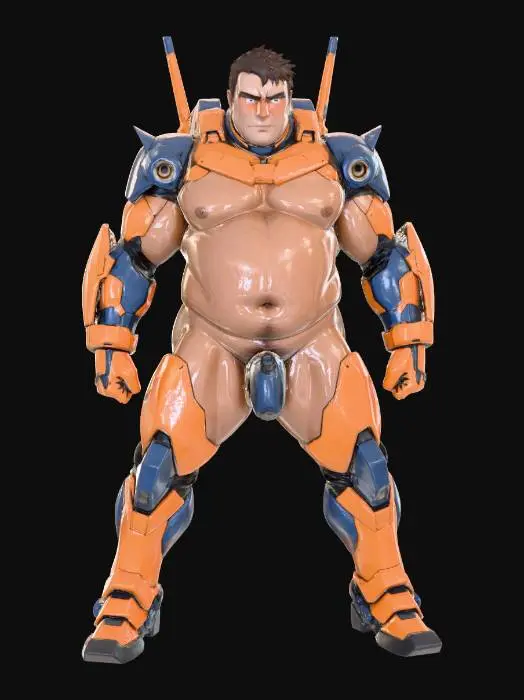 3D model for Mech Warrior Guardian