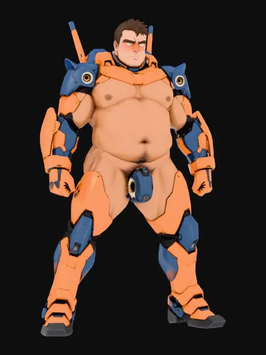 3D model for Mech Warrior Guardian