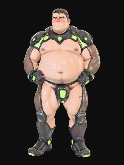 3D model for Neon Juggernaut