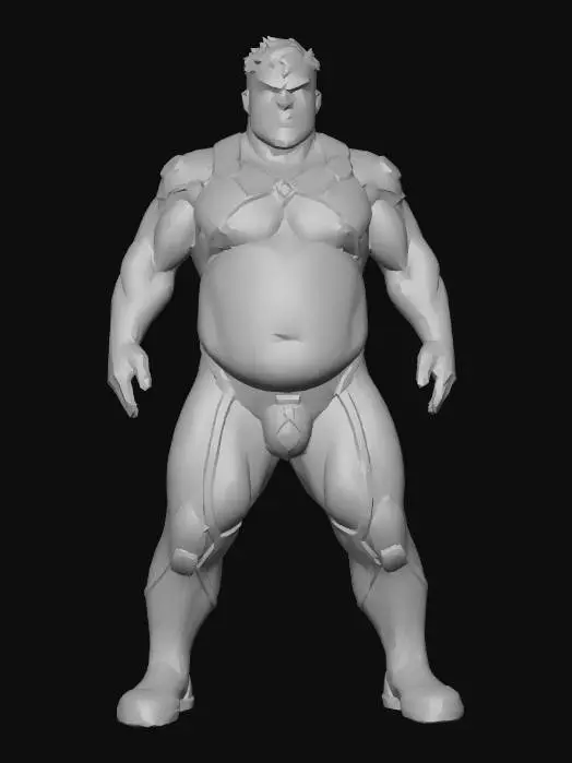 3D model for Exo Juggernaut