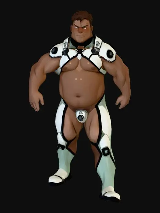 3D model for Exo Juggernaut