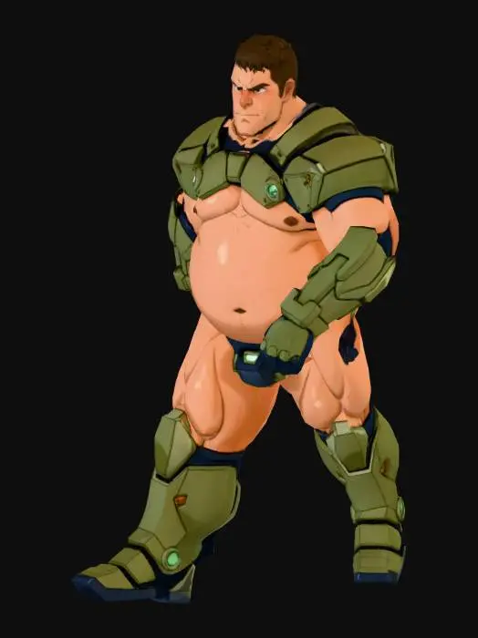 3D model for Armored Juggernaut