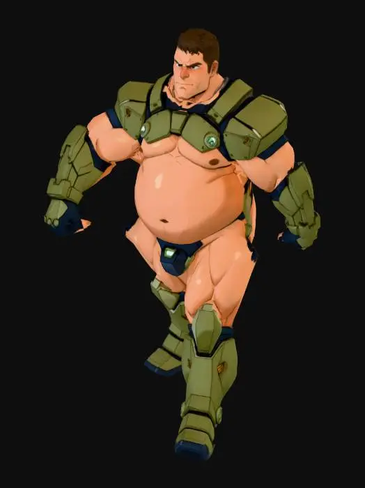 3D model for Armored Juggernaut