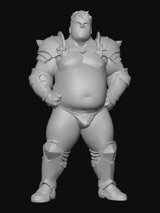 3D model for Ironbound Berserker