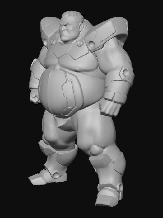 3D model for Blue Juggernaut