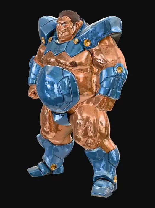 3D model for Blue Juggernaut
