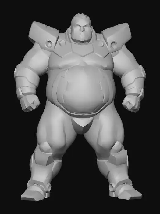 3D model for Blue Juggernaut