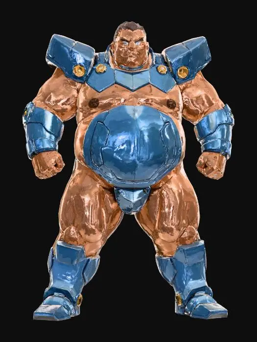 3D model for Blue Juggernaut