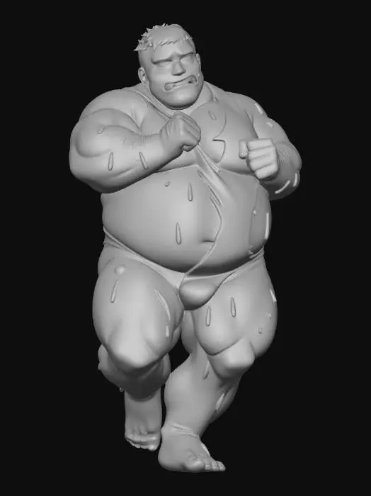 3D model for Torn Swimsuit Strongman