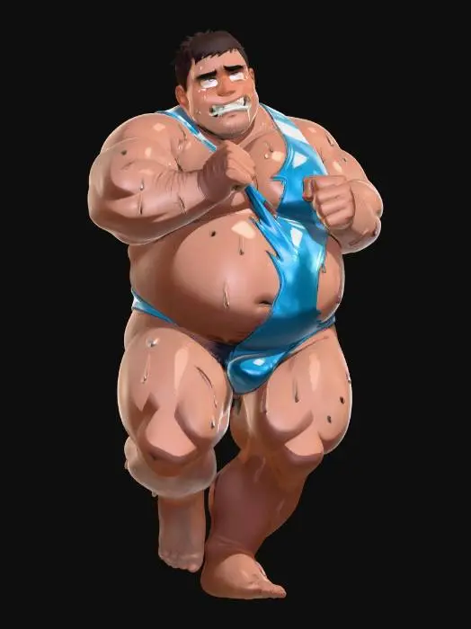 3D model for Torn Swimsuit Strongman