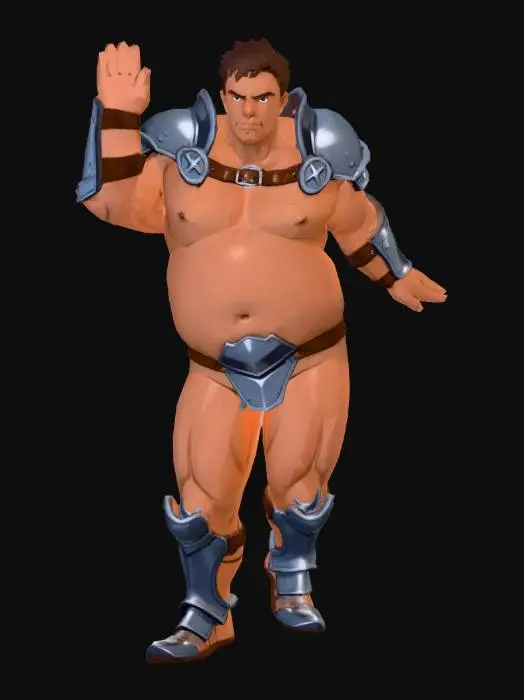 3D model for Ironbound Warrior