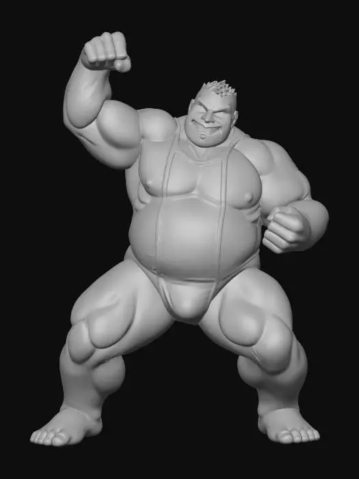 3D model for Neon City Colossus