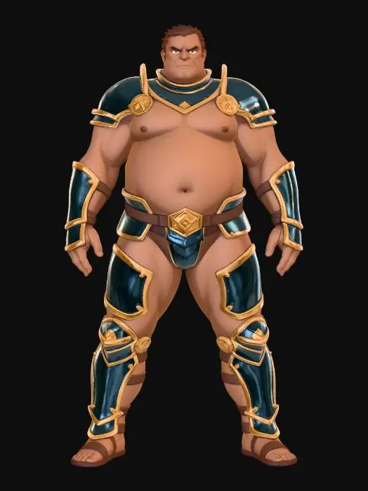 3D model for Golden Colossus