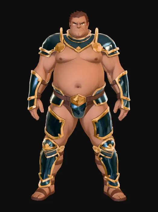 3D model for Golden Colossus