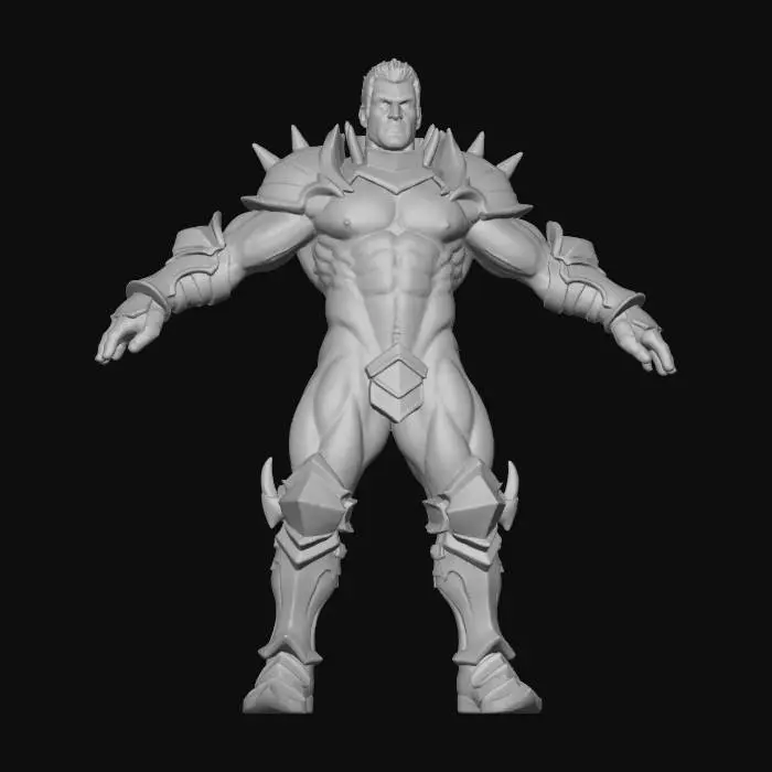 3D model for Armored Warrior