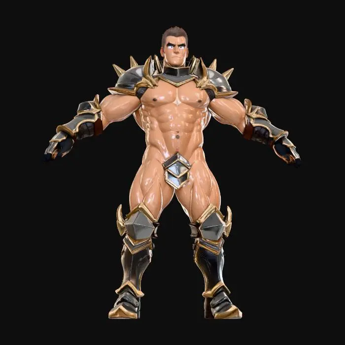 3D model for Armored Warrior