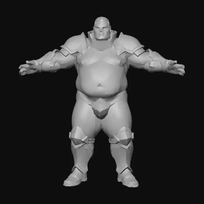 3D model for Armored Warrior