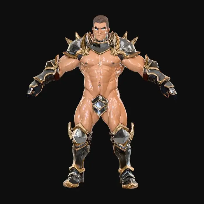 3D model for Armored Warrior