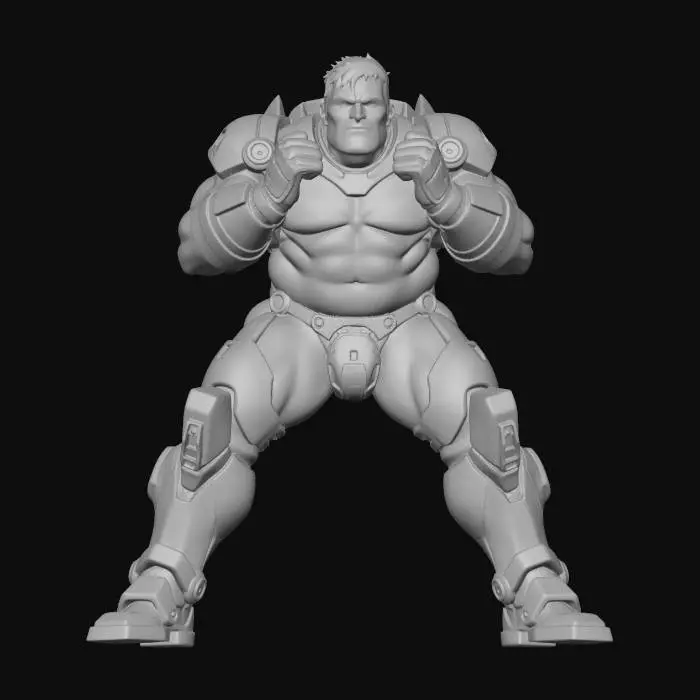 3D model for Green Armored Titan