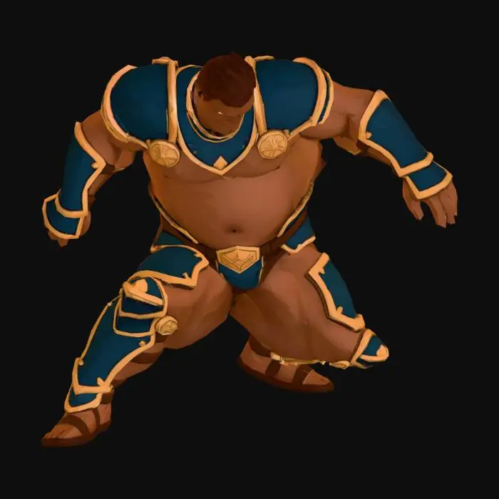 3D model for Golden Colossus