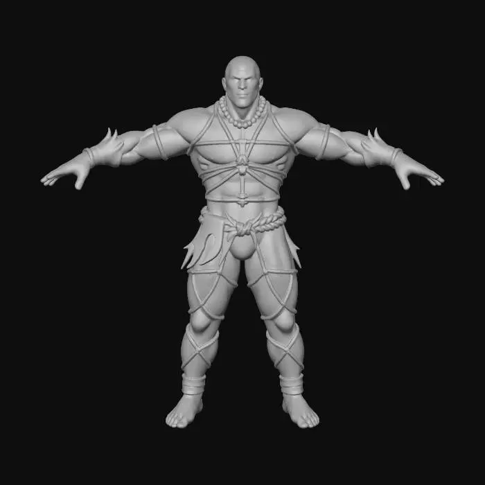 3D model for The Bound Warrior