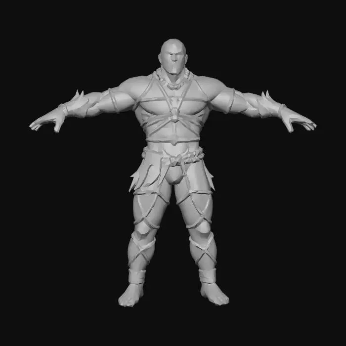 3D model for The Bound Warrior