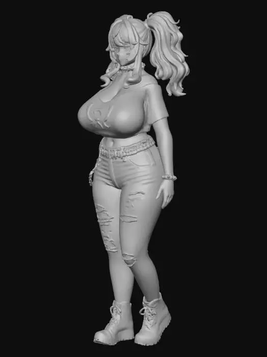 3D model for Punk Style Character