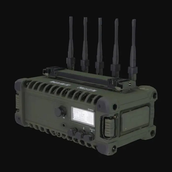 3D model for handheld portable military grade mobile signal jammer