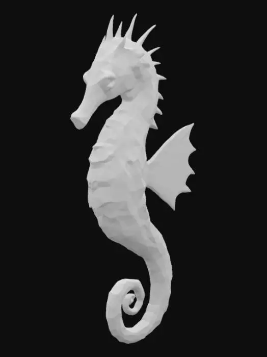 3D model for Celestial Seahorse