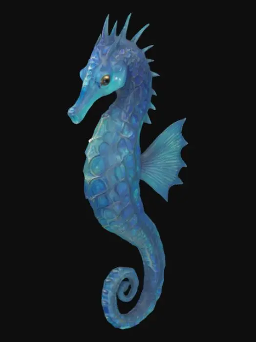 3D model for Celestial Seahorse