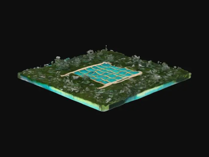 3D model for Eco-City Oasis