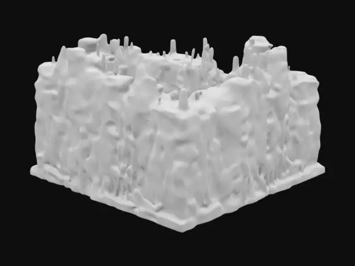 3D model for Ocean Canyon Diorama