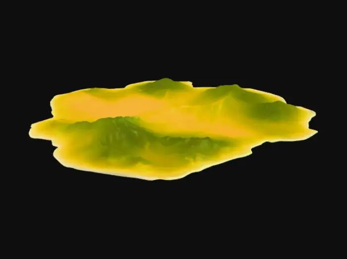 3D model for Path Through the Fields