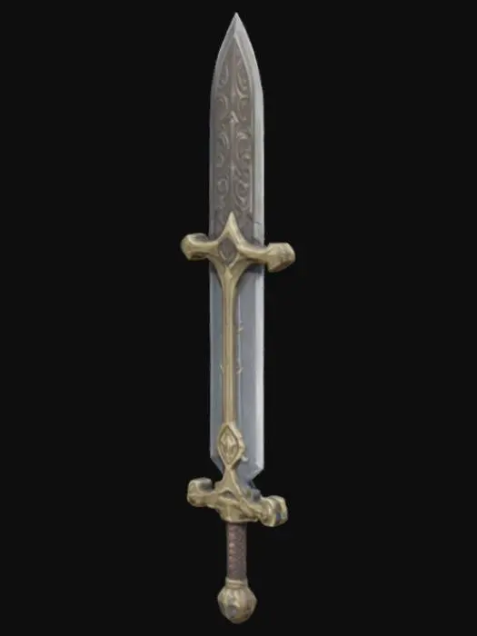 3D model for Large, Huge, Giant, Gigantic, Enormous, Colossal, Sizable, Considerable, Massive, Great sword.
