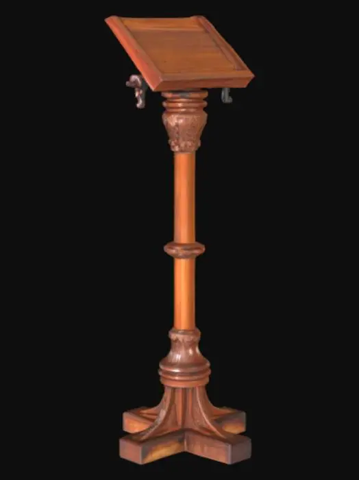 3D model for Ornate Wooden Lectern
