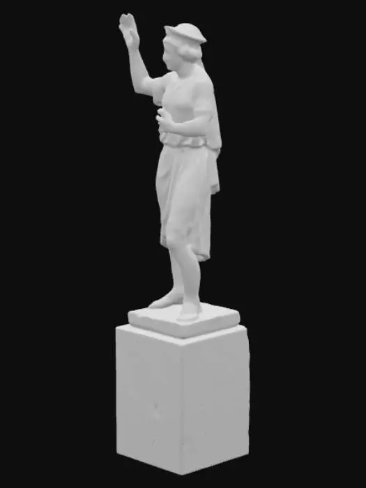 3D model for The Greeting Statue