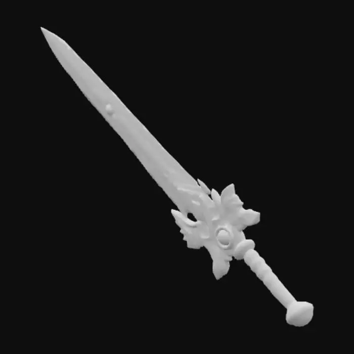 3D model for #ChronoForgeWeapon#, 