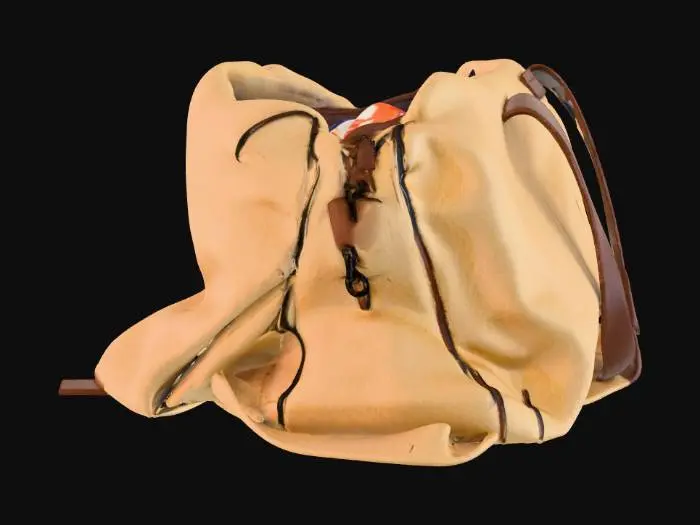 3D model for ruffles in the duffle