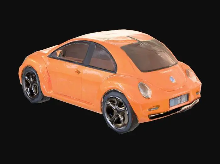 3D model for Orange Beetle