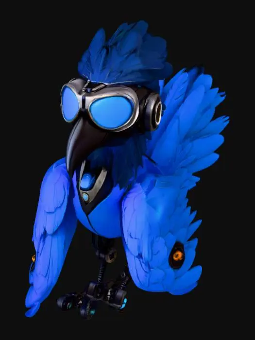 3D model for Cyber Featherbot