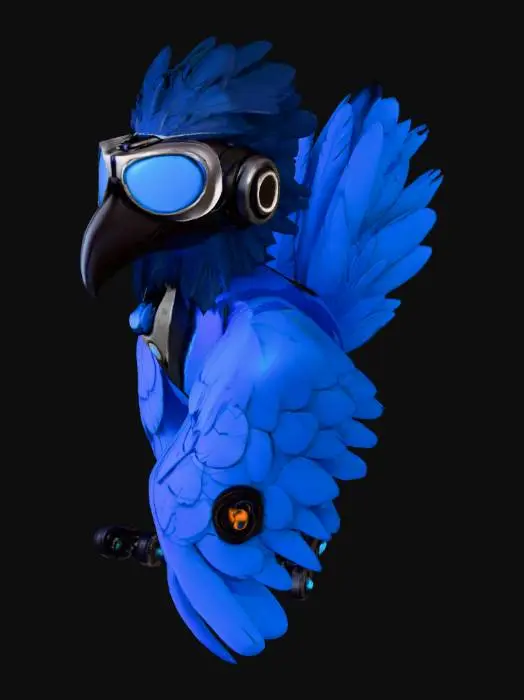 3D model for Cyber Featherbot